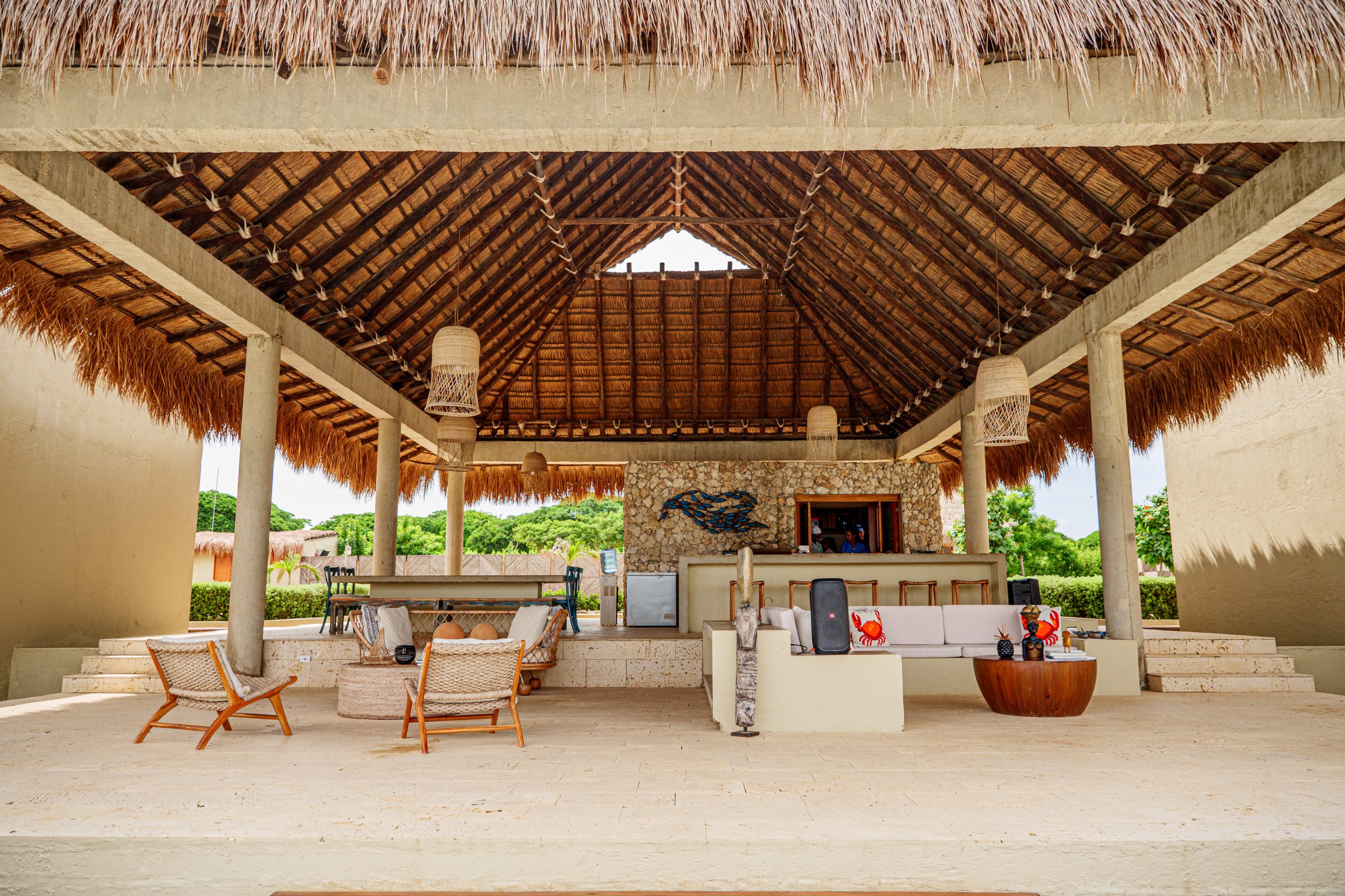 Casa Muralla Living Room & Kitchen