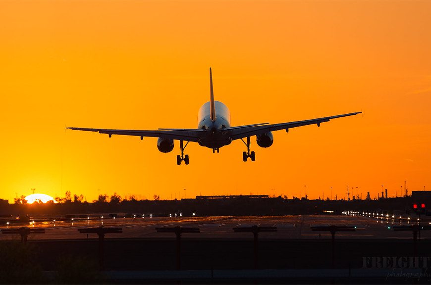 sunset plane